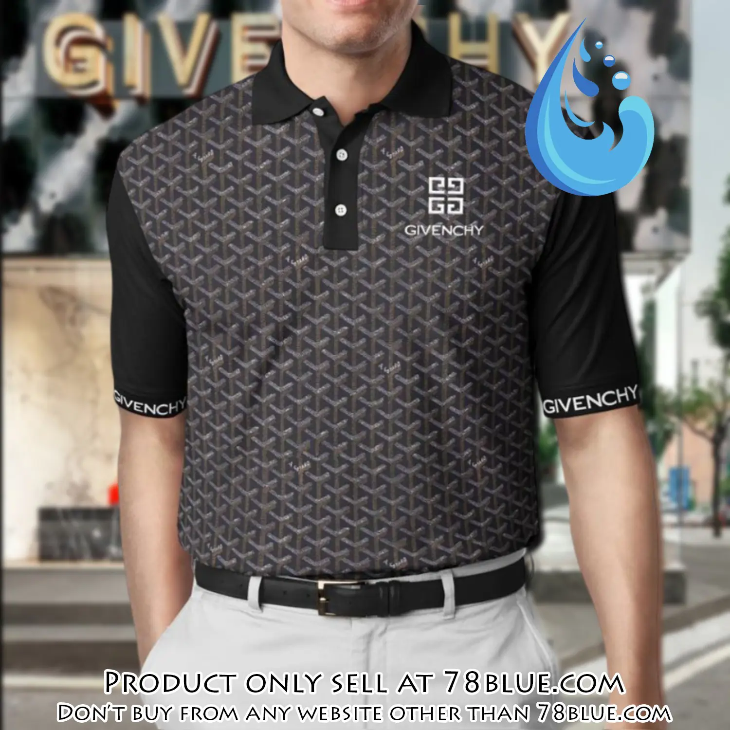 Givenchy premium polo shirt  luxury polo shirt for men pls512 78b1348054